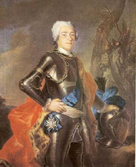 Louis de Silvestre Portrait of Johann Georg, Chevalier de Saxe